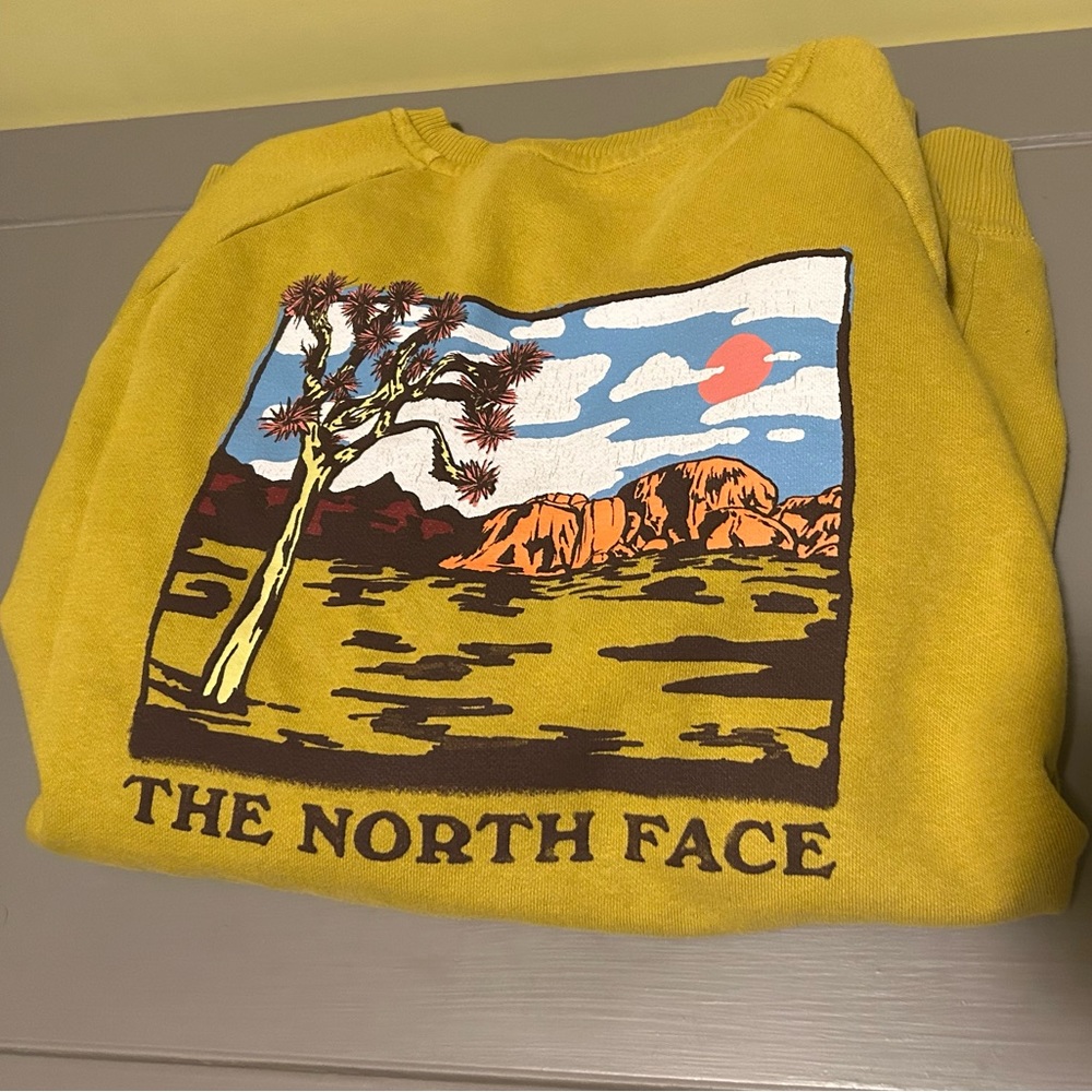 Unisex size small North Face crew neck